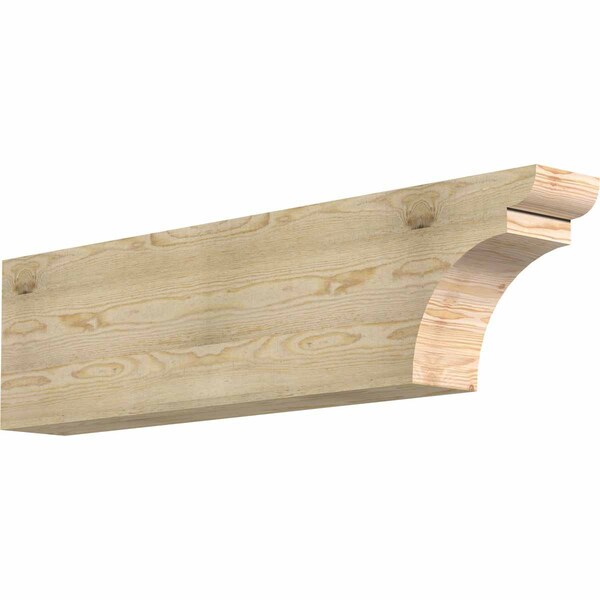 Ekena Millwork Yorktown Rough Sawn Rafter Tail, Douglas Fir, 6"W x 12"H x 48"L RFT06X12X48YOR00RDF - main